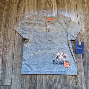 [KIDS 2/$15] NWT Baby Boy (12M) - CHEROKEE Short Sleeve Henley